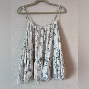 Off the shoulder flowy top